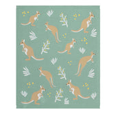 Australiana Kangaroo Baby Blanket